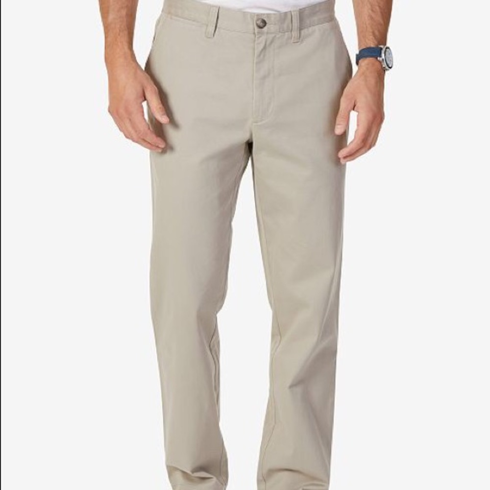 Nautica The Deck Pant / Classic Fit Stretch Khakis